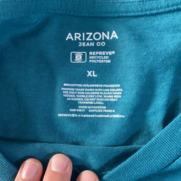 Arizona teal tee - Picture 2 of 2
